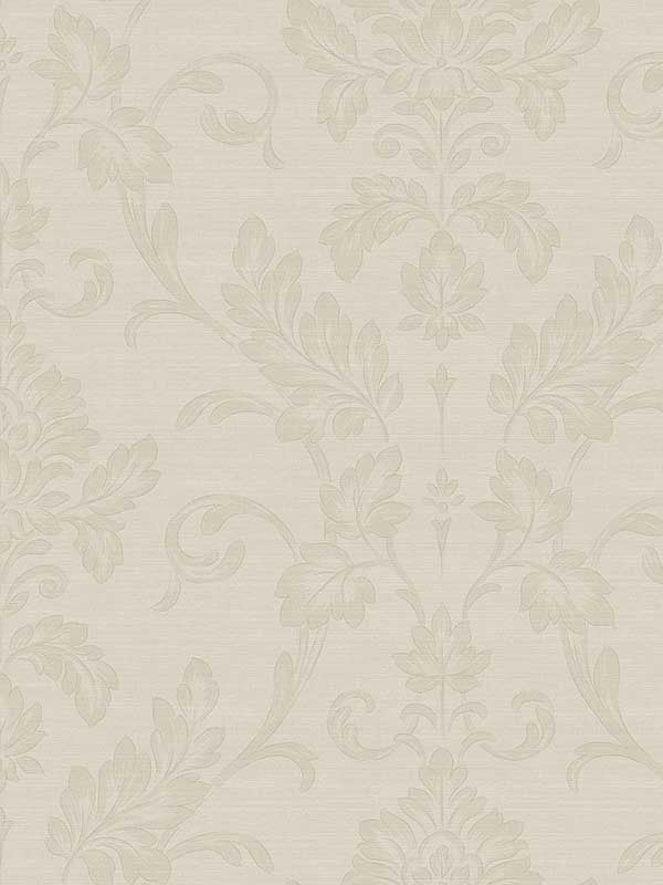 Antonella Scroll fabric in rose gold color - pattern number 4058-21787 - by Brewster in the Italian Silk collection