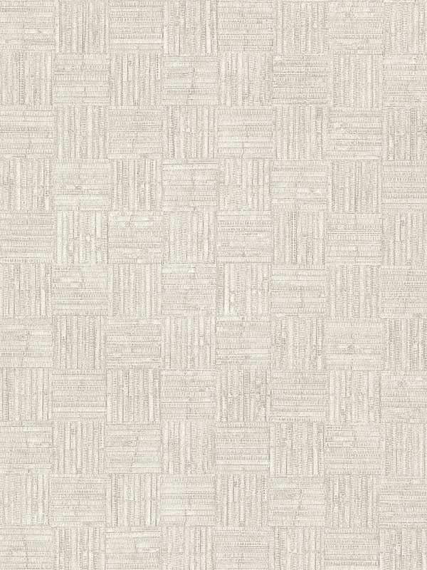 Thea Geometric fabric in cream color - pattern number 2984-2227 - by Warner in the Warner XI Naturals and Grasscloths collection