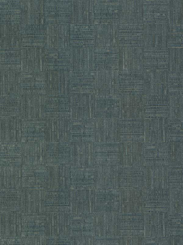 Thea Geometric fabric in blue color - pattern number 2984-2230 - by Warner in the Warner XI Naturals and Grasscloths collection