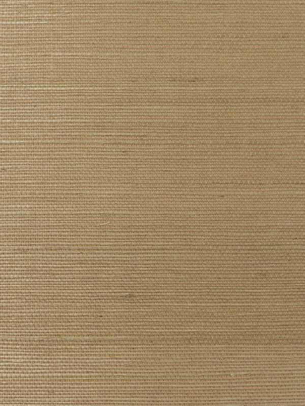 Sisal Grasscloth wallpaper in golden walnut color - pattern number LN11846 - by Seabrook in the Lillian August Natural Textured Wallcoverings collection