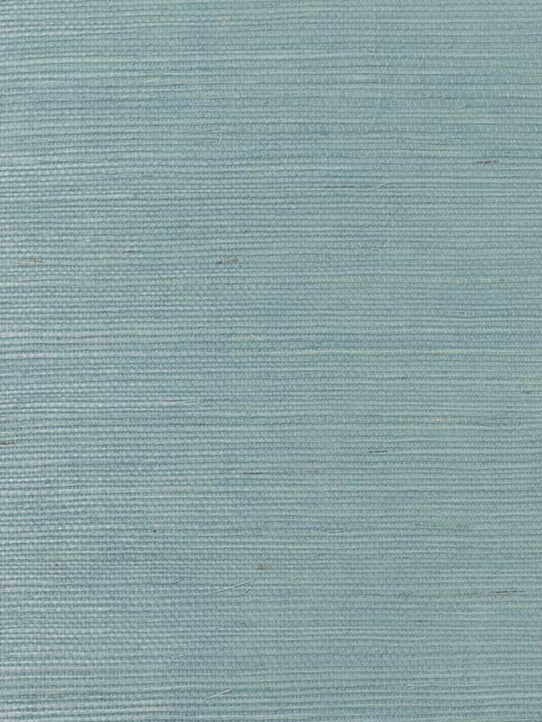 Sisal Grasscloth wallpaper in blue skies color - pattern number LN11852 - by Seabrook in the Lillian August Natural Textured Wallcoverings collection