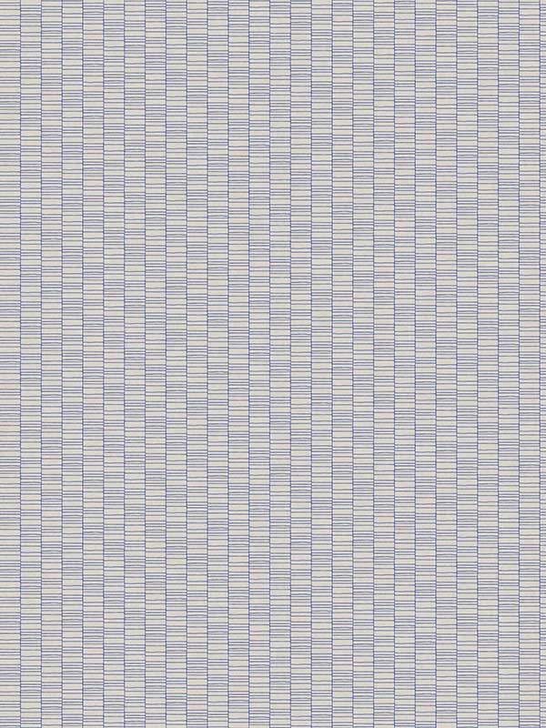 Deco Spliced Stripe wallpaper in ivory and cobalt color - pattern number KTM1422 - by Seabrook in the Mondrian collection