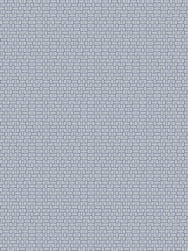 Capsule Geometric wallpaper in skylight and navy color - pattern number KTM1625 - by Seabrook in the Mondrian collection