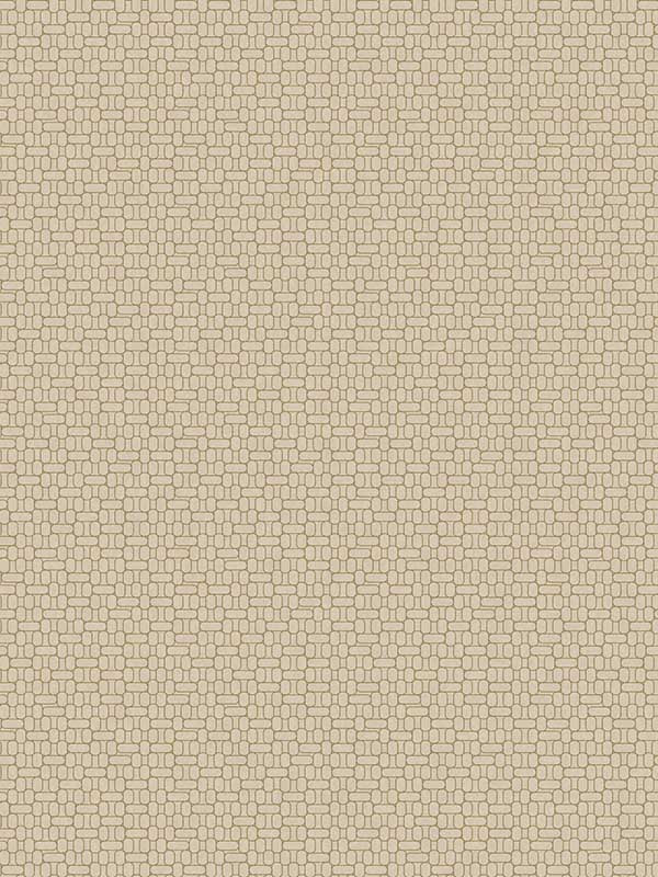 Capsule Geometric wallpaper in metallic gold and parchment color - pattern number KTM1632 - by Seabrook in the Mondrian collection