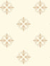 Honey Bee fabric in gold and cream color - pattern number ON1641 - by York in the Black and White Resource Library collection