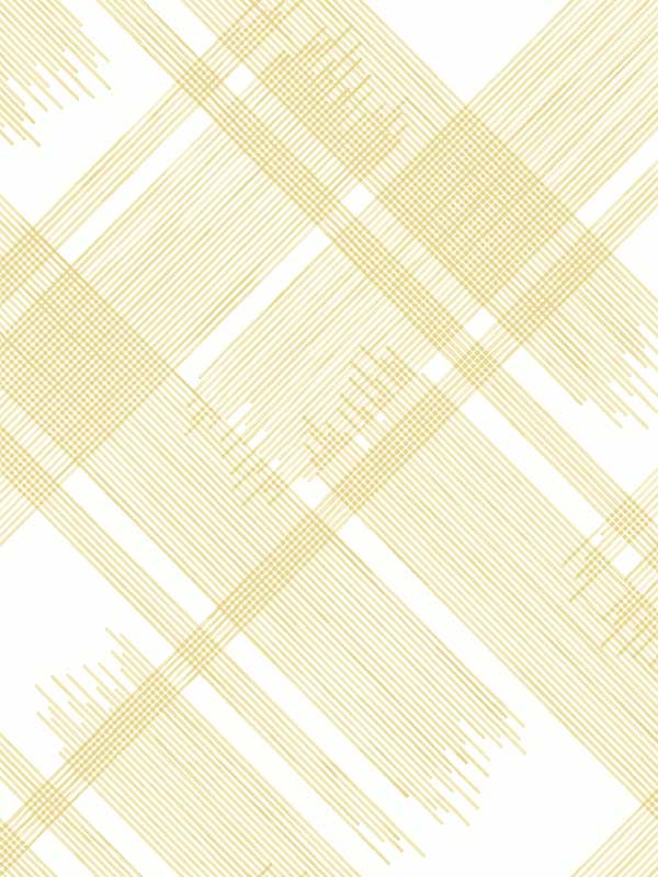Zag Modern Plaid fabric in yellow color - pattern number 2973-90701 - by A Street Prints in the Daylight collection