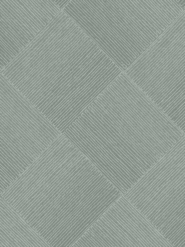 Channel wallpaper in green color - pattern number OM3642 - by Magnolia Home by Joanna Gaines in the Magnolia Home Open Sheet Program collection
