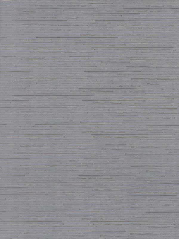 Ribbon Bamboo wallpaper in blue and silver metallic color - pattern number DD3834 - by Antonina Vella in the Dazzling Dimensions Volume II collection