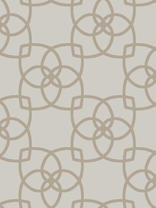 Serendipity fabric in light grey and light brown color - pattern number Y6200203 - by Antonina Vella in the Dazzling Dimensions Volume II collection