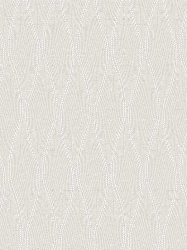 Tetsu Ogee Wave wallpaper in silver color - pattern number 2976-86518 - by A Street Prints in the Grey collection