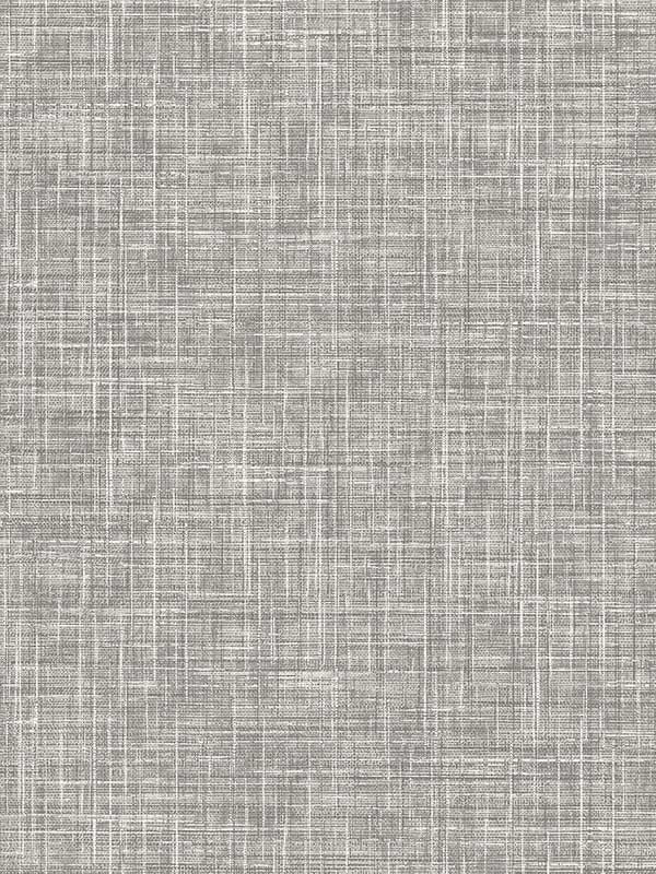 Emerson Faux Linen fabric in grey color - pattern number 4081-26354 - by A Street Prints in the Happy collection