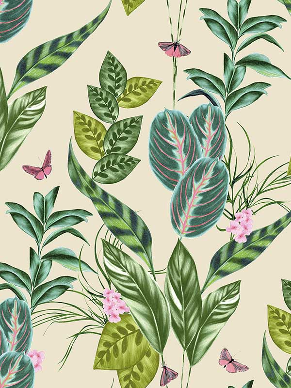 Spirit fabric in green color - pattern number WLD53123W - by OhPopsi in the Wild collection