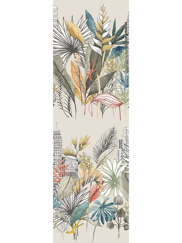 Sierra Urban Tropic fabric in neutral color - pattern number CEP50109W - by OhPopsi in the Concept collection