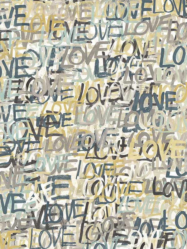 Indio Love Scribble fabric in neutral color - pattern number CEP50121W - by OhPopsi in the Concept collection