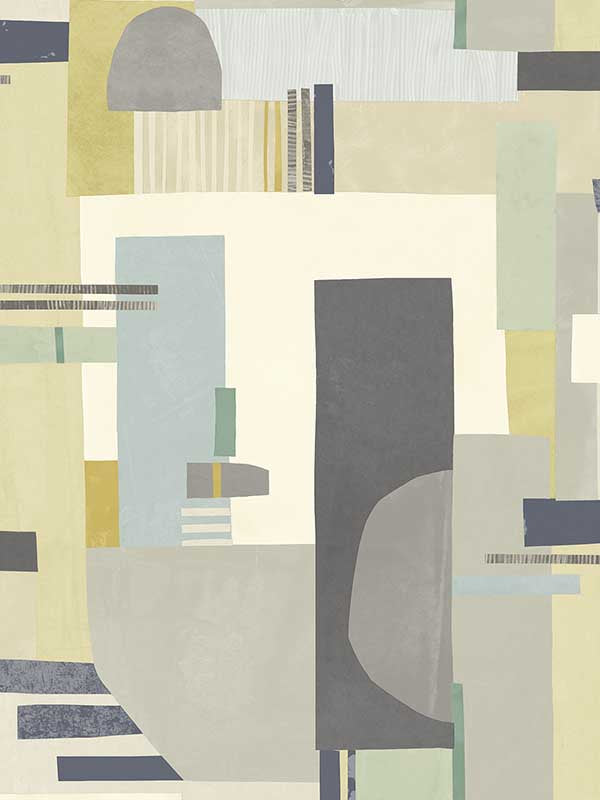 Rhodes Blocs wallpaper in neutral color - pattern number CEP50133W - by OhPopsi in the Concept collection