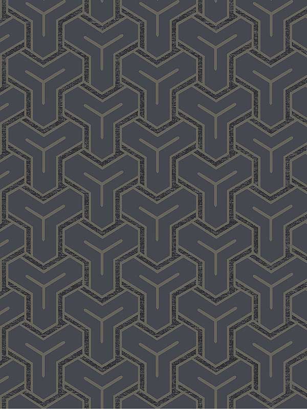 Gautier Tessellate fabric in blue color - pattern number 4041-26201 - by Advantage in the Passport collection