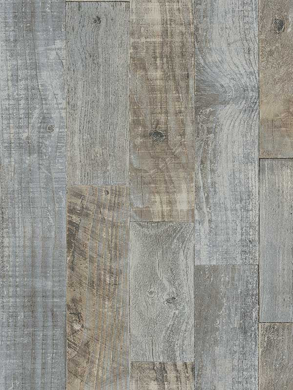 Chebacco Wood Planks fabric in slate color - pattern number 3124-12691 - by Chesapeake in the Thoreau collection