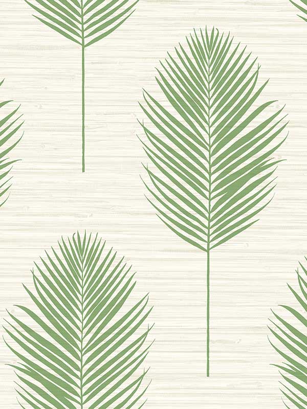 Bali Fern wallpaper in green color - pattern number 2988-70204 - by A Street Prints in the Inlay collection