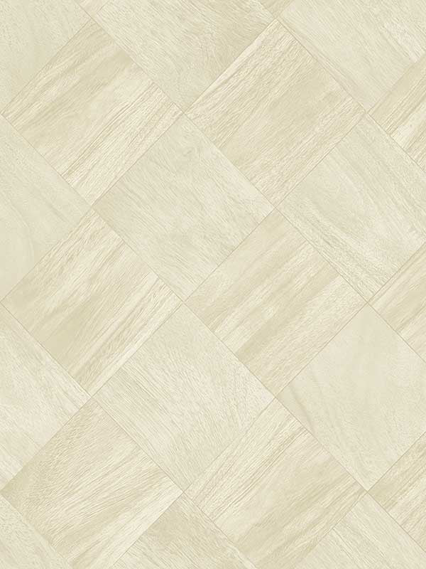 Thriller Wood Tile wallpaper in cream color - pattern number 2988-70803 - by A Street Prints in the Inlay collection