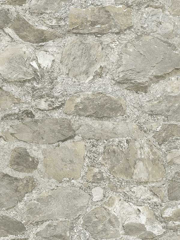 Field Stone fabric in taupe color - pattern number MN1801 - by York in the Mediterranean collection