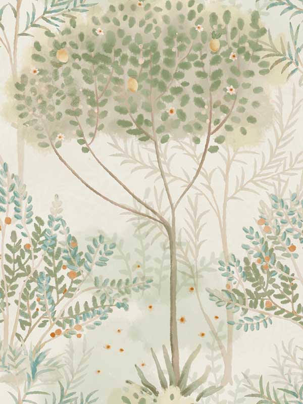 Orchard fabric in beige color - pattern number MN1821 - by York in the Mediterranean collection