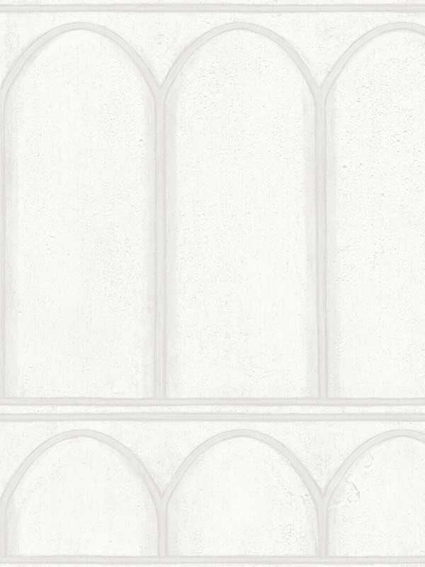 Arches fabric in white and pearl color - pattern number MN1830 - by York in the Mediterranean collection