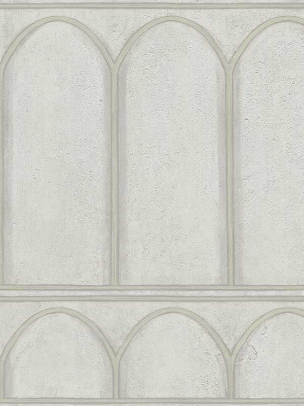 Arches fabric in grey and pearl color - pattern number MN1832 - by York in the Mediterranean collection