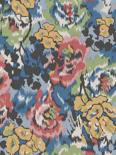 Flower Pot fabric in blue color - pattern number MI10300 - by York in the Missoni Home 04 collection