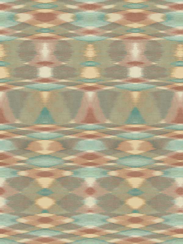 Sunrise Flame fabric in brown color - pattern number MI10322 - by York in the Missoni Home 04 collection