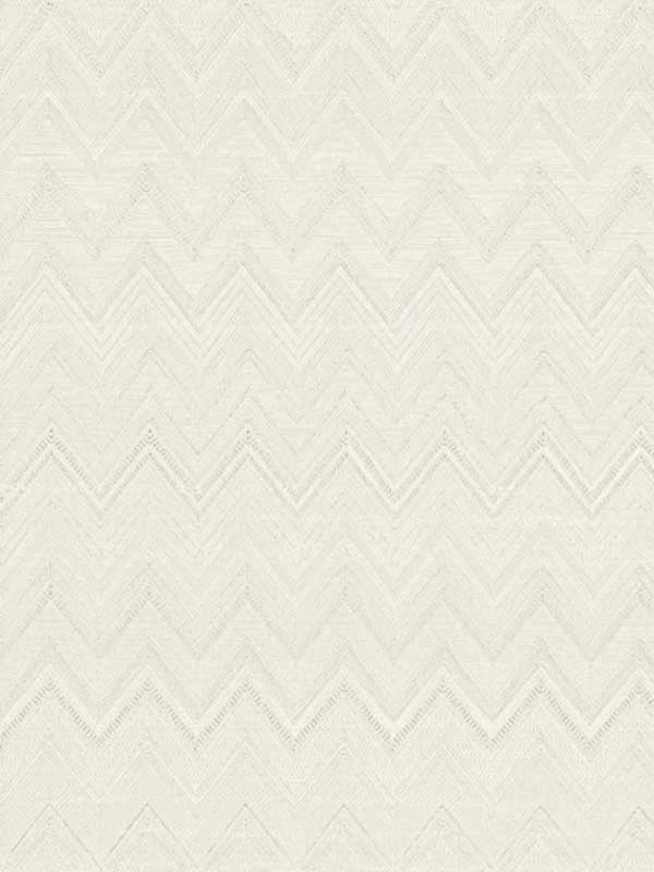 Happy Zigzag fabric in cream color - pattern number MI10337 - by York in the Missoni Home 04 collection