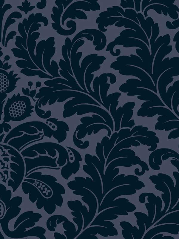Modern Romance fabric in navy color - pattern number DT5042 - by Candice Olson in the After Eight collection
