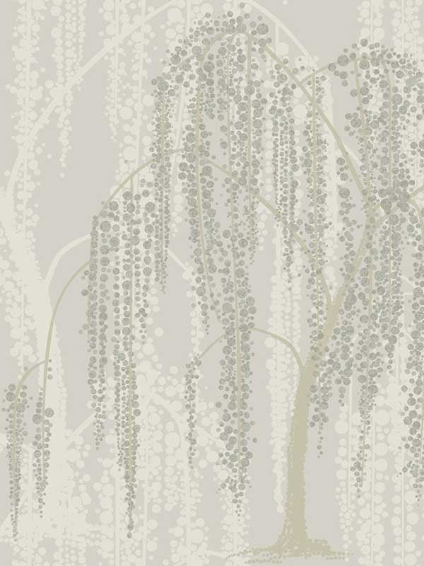 Willow Glow fabric in light taupe color - pattern number DT5064 - by Candice Olson in the After Eight collection