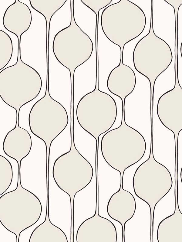 Minimalist Geometric fabric in marshmallow color - pattern number SL80100 - by Seabrook in the The Simple Life collection
