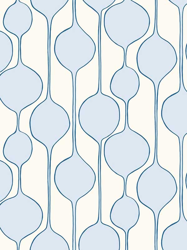 Minimalist Geometric fabric in baby blue color - pattern number SL80102 - by Seabrook in the The Simple Life collection