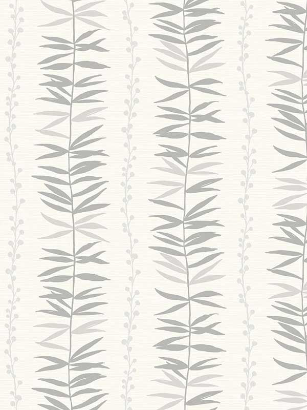Summer Garland fabric in smoke color - pattern number SL80508 - by Seabrook in the The Simple Life collection
