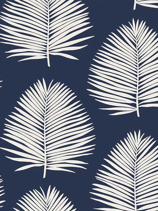 Island Palm wallpaper in midnight sky color - pattern number SL80712 - by Seabrook in the The Simple Life collection