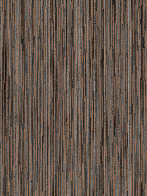Vertical Slub fabric in burnished copper color - pattern number JT30405 - by Wallquest in the Studio Textures collection