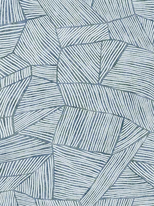 Aldabra Textured Geometric fabric in blue color - pattern number 4014-26401 - by A Street Prints in the Seychelles collection