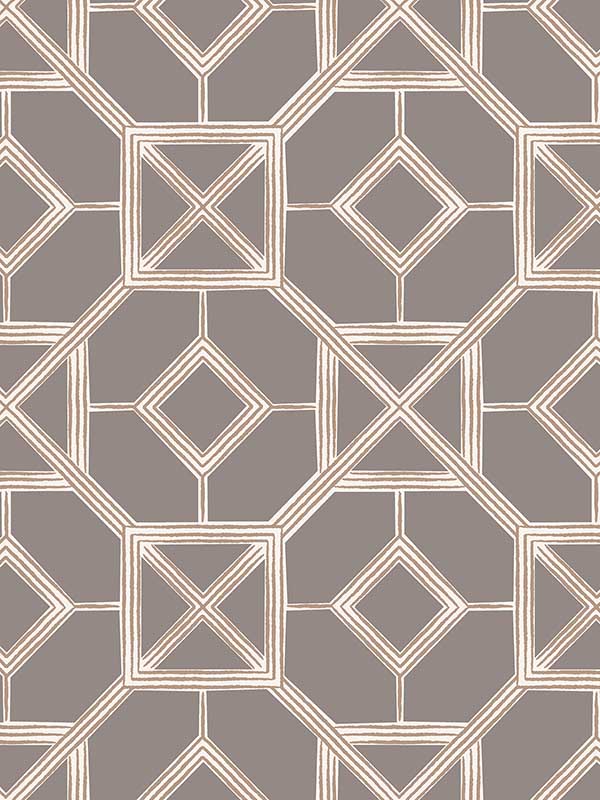 Livia Trellis fabric in mauve color - pattern number 4014-26413 - by A Street Prints in the Seychelles collection