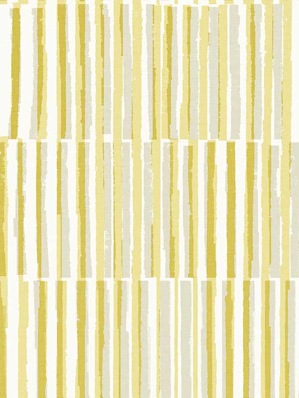 Sabah Stripe fabric in yellow color - pattern number 4014-26416 - by A Street Prints in the Seychelles collection