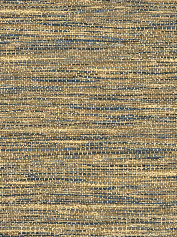 Rina fabric in honey and navy color - pattern number JP10325 - by Seabrook in the Japandi Style collection
