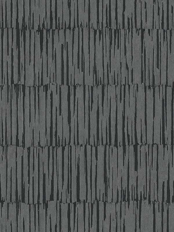 Naomi fabric in charcoal color - pattern number JP10600 - by Seabrook in the Japandi Style collection