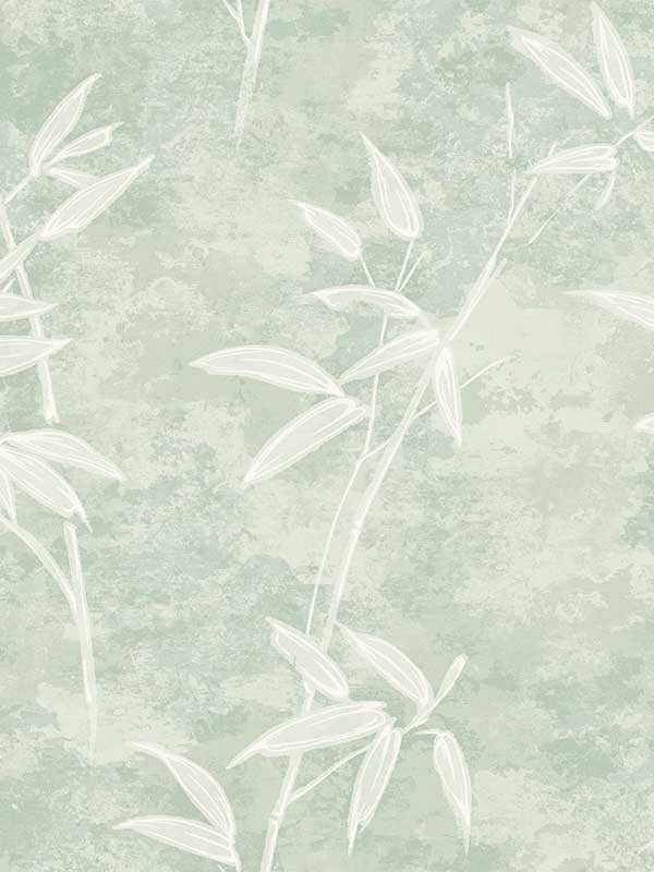 Honshu Bamboo wallpaper in seafoam color - pattern number JP10904 - by Seabrook in the Japandi Style collection