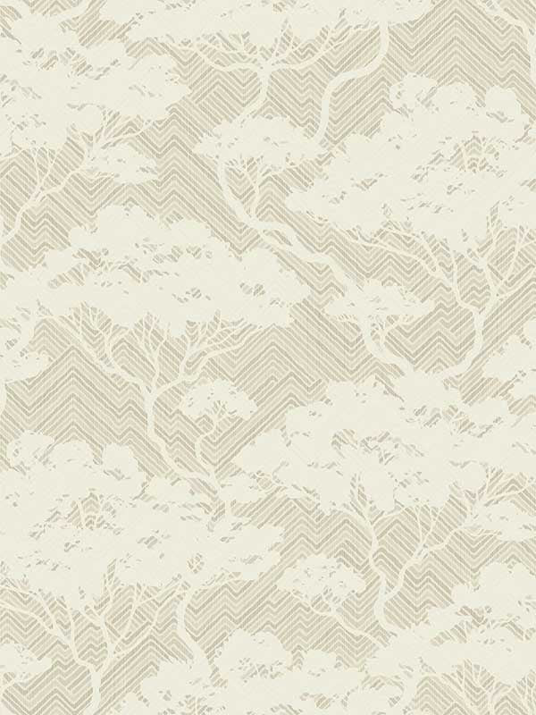 Nara Stringcloth wallpaper in linen color - pattern number JP11706 - by Seabrook in the Japandi Style collection