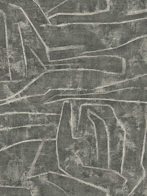 Urban Chalk Peel and Stick fabric in grey color - pattern number PSW1230RL - by York in the Risky Business Vol III Peel and Stick Wallpaper collection
