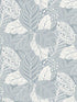 Vinca fabric in blue color - pattern number GO8225 - by York in the Greenhouse collection