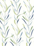 Chloe Vine fabric in peacock color - pattern number GO8323 - by York in the Greenhouse collection