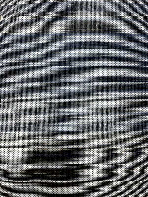 Azra fabric in moon navy color - pattern number BX10004 - by Wallquest in the Natural Wallcoverings by Daisy Bennett collection