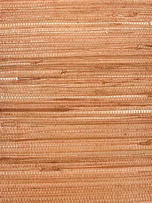 Abatha fabric in mango color - pattern number BX10008 - by Wallquest in the Natural Wallcoverings by Daisy Bennett collection