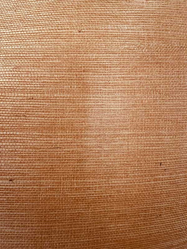 Antika fabric in mango color - pattern number BX10021 - by Wallquest in the Natural Wallcoverings by Daisy Bennett collection